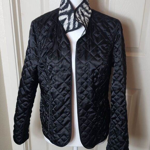 Reversible quilted jacket  - Picture 3 of 4